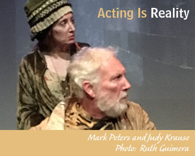 Mark Peters and Judy Krause in The Fool's Lear